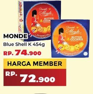 Promo Harga Monde Butter Cookies 454 gr - Yogya