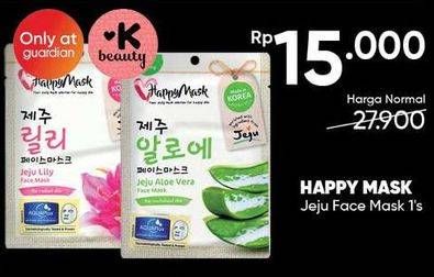 Promo Harga GUARDIAN Happy Mask Jeju  - Guardian