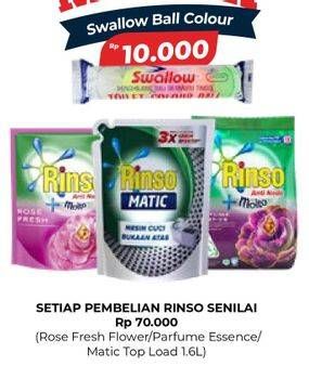 Rinso Liquid/Powder/Matic Top Load Detergent