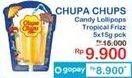 Promo Harga Chupa Chups Candy Tropical Frizz 5 pcs - Indomaret
