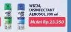 Promo Harga WIZ 24 Disinfectant Spray Surface & Air Clean, Fresh 300 ml - Hypermart