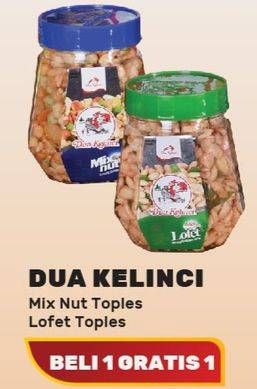 Promo Harga DUA KELINCI Kacang Lofet Daun Jeruk 125 gr - Yogya