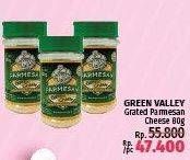 Promo Harga GREEN VALLEY Parmesan Cheese 80 gr - LotteMart