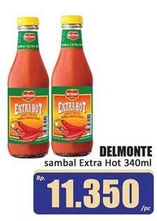 Promo Harga DEL MONTE Sauce Extra Hot Chilli 340 ml - Hari Hari