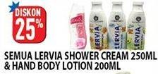 Promo Harga Lervia Shower Cream / Hand Body Lotion  - Hypermart