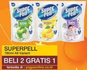 Promo Harga Super Pell Pembersih Lantai All Variants 770 ml - Yogya