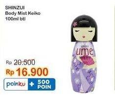 Promo Harga SHINZUI Body Mist Ume Keiko 100 ml - Indomaret