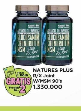 Promo Harga Natures Plus Ultra RX Joint With MSM 90 pcs - Watsons
