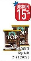 Promo Harga Top Coffee Kopi Gula 25 gr - Hypermart