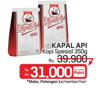 Promo Harga Kapal Api Kopi Spesial Silver 350 gr - LotteMart