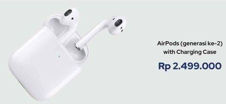 Promo Harga Apple AirPods Charging Case Generasi Ke-2  - iBox