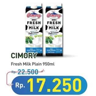 Promo Harga Cimory Fresh Milk Full Cream 950 ml - Hypermart