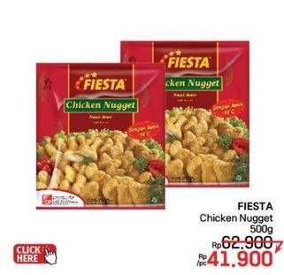 Promo Harga Fiesta Naget Chicken Nugget 500 gr - LotteMart