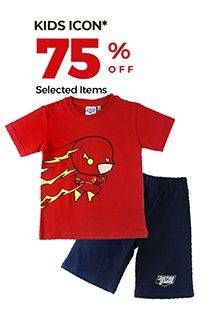 Promo Harga KIDS ICON T-Shirt Selected Items  - Carrefour