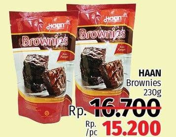 Promo Harga Haan Instant Cake Mix Brownies 230 gr - LotteMart