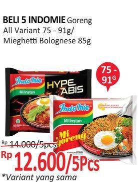 INDOMIE Mie Goreng All Variant/ Mieghetti Bolognese