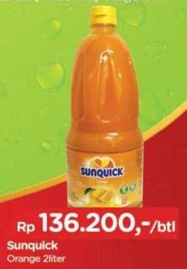 Promo Harga Sunquick Minuman Sari Buah Orange 2000 ml - TIP TOP