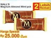 Promo Harga WALLS Magnum Kecuali Almond 90 ml - Indomaret
