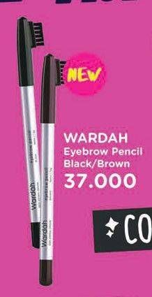 Promo Harga WARDAH Eyexpert Eyebrow Black, Brown 1 gr - Watsons