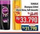 Promo Harga Sunsilk Shampoo Black Shine, Soft Smooth 340 ml - Hypermart