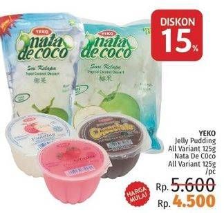 Promo Harga Jelly Pudding / Nata De Coco All Variant 125g  - LotteMart