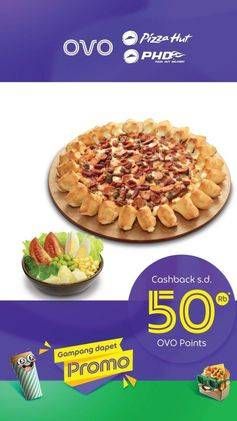 Promo Harga Cashback s.d 50rb  - Pizza Hut