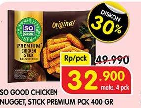 SO GOOD Chicken Nugget Premium/Chicken Stick Premium 400gr