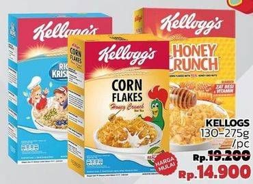 Promo Harga KELLOGGS Cereal 130-275g  - LotteMart