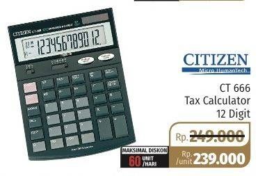 Promo Harga CITIZEN Calculator CT666  - Lotte Grosir