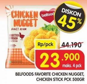 Promo Harga BELFOODS Nugget 500 gr - Superindo