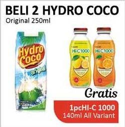 Promo Harga HYDRO COCO Minuman Kelapa Original 250 ml - Alfamidi