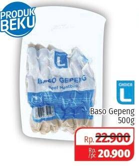 Promo Harga CHOICE L Baso Gepeng 500 gr - Lotte Grosir