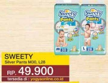 Promo Harga Sweety Silver Pants L28, M30 28 pcs - Yogya