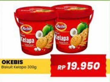 Promo Harga Okebis Biskuit Kelapa 300 gr - Yogya