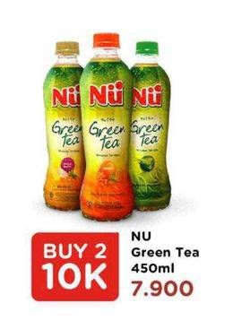 Promo Harga NU Green Tea Honey, Original, Royal Jasmine Rock Sugar 450 ml - Watsons