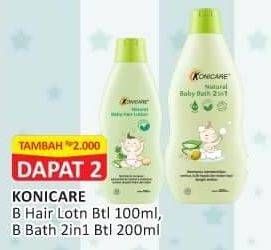 Promo Harga KONICARE Natural Baby Hair Lotion 100 ml - Alfamart