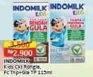 Promo Harga Indomilk Susu UHT Kids Cokelat, Less Sugar 115 ml - Alfamart