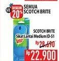 Promo Harga 3M SCOTCH BRITE Sikat Lantai Medium  - Hypermart