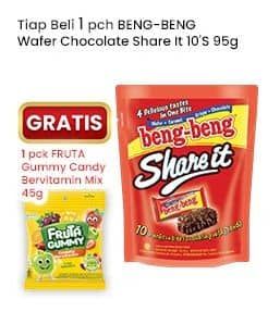 Promo Harga Beng-beng Share It per 10 pcs 9 gr - Indomaret