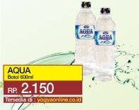 Promo Harga AQUA Air Mineral 600 ml - Yogya