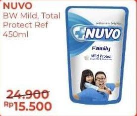 Promo Harga NUVO Body Wash Mild Protect, Total Protect 450 ml - Alfamart