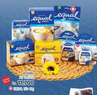 Promo Harga EQUAL Classic Sweetener All Variants  - LotteMart