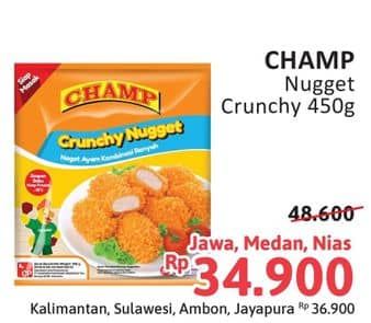 Promo Harga Champ Nugget Crunchy Nugget 450 gr - Alfamidi