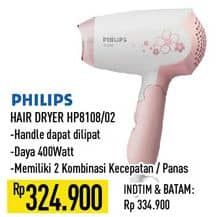 Promo Harga Philips HP 8108/02 Hair Dryer   - Hypermart