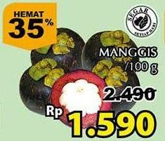 Promo Harga Manggis per 100 gr - Giant