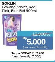 Promo Harga SO KLIN Pewangi Violet, Red, Pink, Blue 900 ml - Alfamidi