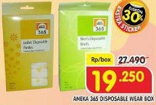 Promo Harga Aneka 365 Disposable Wear Box  - Superindo