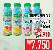 Promo Harga GREENFIELDS Yogurt Drink 250 ml - Hypermart