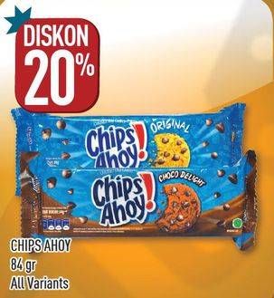 Promo Harga CHIPS AHOY Biskuit Chocolate All Variants 84 gr - Hypermart