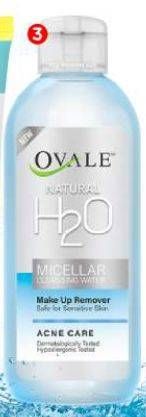 Promo Harga Ovale Natural H2O Micellar Water Acne Care 100 ml - Watsons
